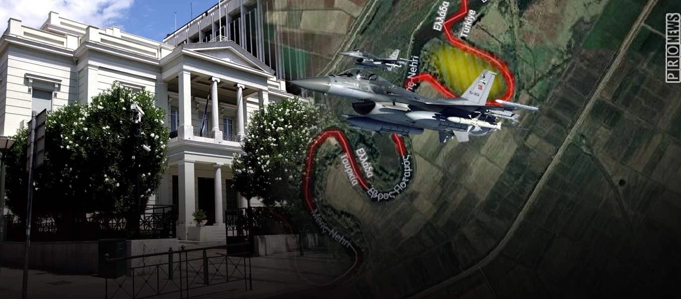 Διάβημα στην Άγκυρα αλλά μόνο για Έβρο - «Μούγκα» για τις υπερπτήσεις σε 9 νησιά